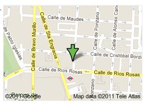 Ubicación calle Ríos Rosas 21
