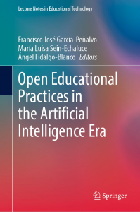 Portada de libro "Open Educational Practices in the Artificial Intelligence Era"